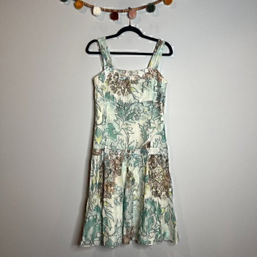 Shin Choi floral silk blend flouncy dress